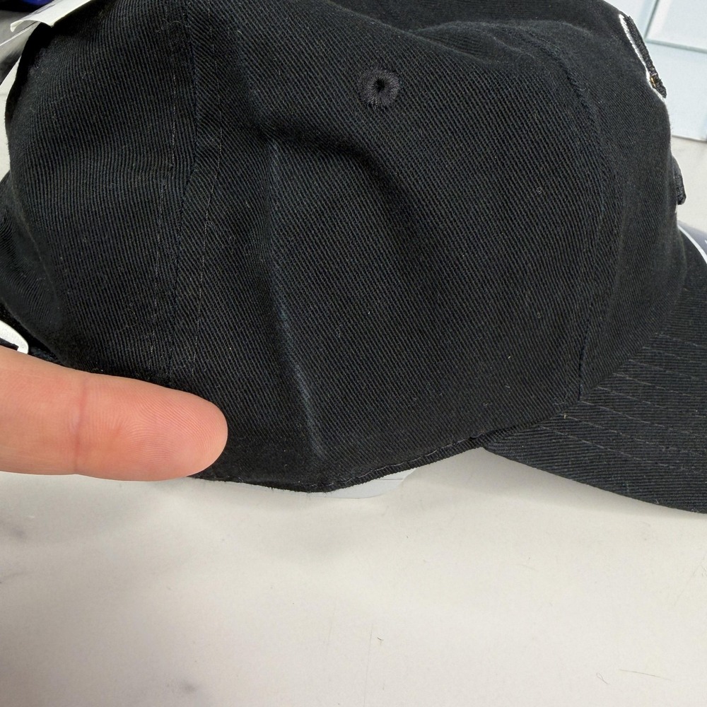 Pittsburgh Penguins Hat Cap Strap Back‎ Mens One Size Black NHL Hockey Fanatics - Picture 8 of 14